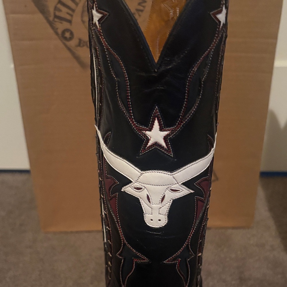 Liberty Boot Co. Black and White Boots. Style called Dallas. NIB. - Picture 6 of 13